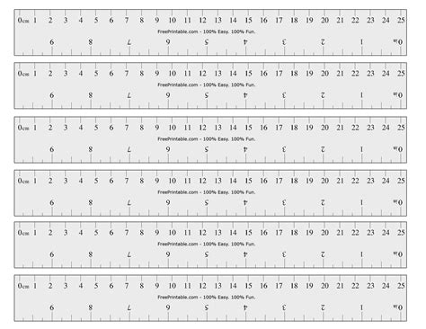 Printable Ruler With Centimeters